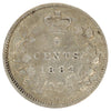 1882 Canada 5-cents VG-F (VG10) Scratched, marks, or impaired