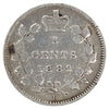 1882H Canada 5-cents Very Good (VG8) Scratched, marks, or impaired