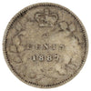1887 Canada 5-cents Good (G4) Scratched, marks, or impaired