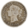 1888 Canada 5-cents Very Good (VG8) Scratched, marks, or impaired