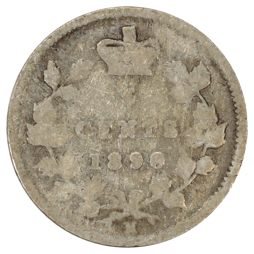1890H Canada 5-cents About Good (AG3) Scratched, marks, or impaired