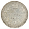 1891 Obv. 2 Canada 5-cents EF-AU (EF45) Scratched, marks, or impaired