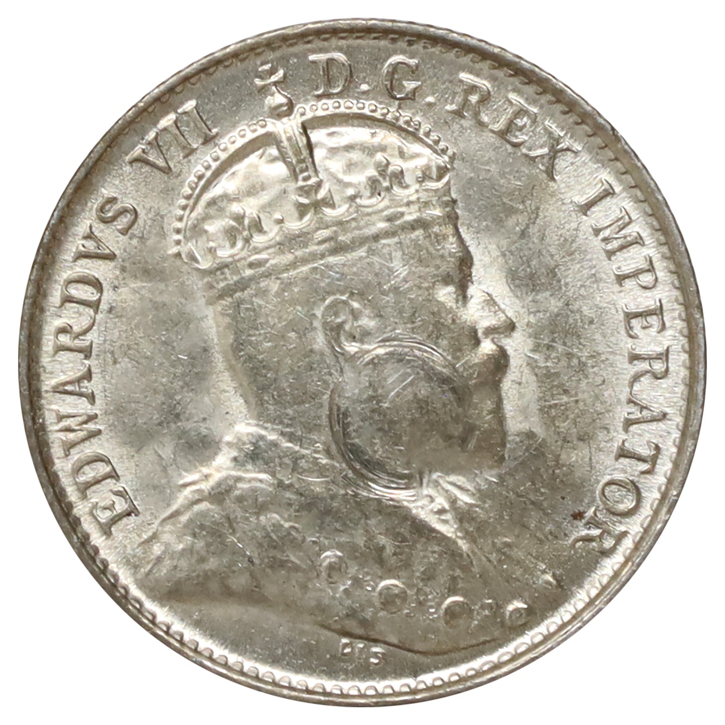 1902H Large H Canada 5-cents UNC+ (MS62) Scratched, marks, or impaired