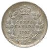 1902H Small H Canada 5-cents Fine (F12) Scatched, marks, or impaired