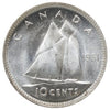 1951 Canada 10-cents Brilliant Uncirculated (MS63) Scratched, marks, or impaired