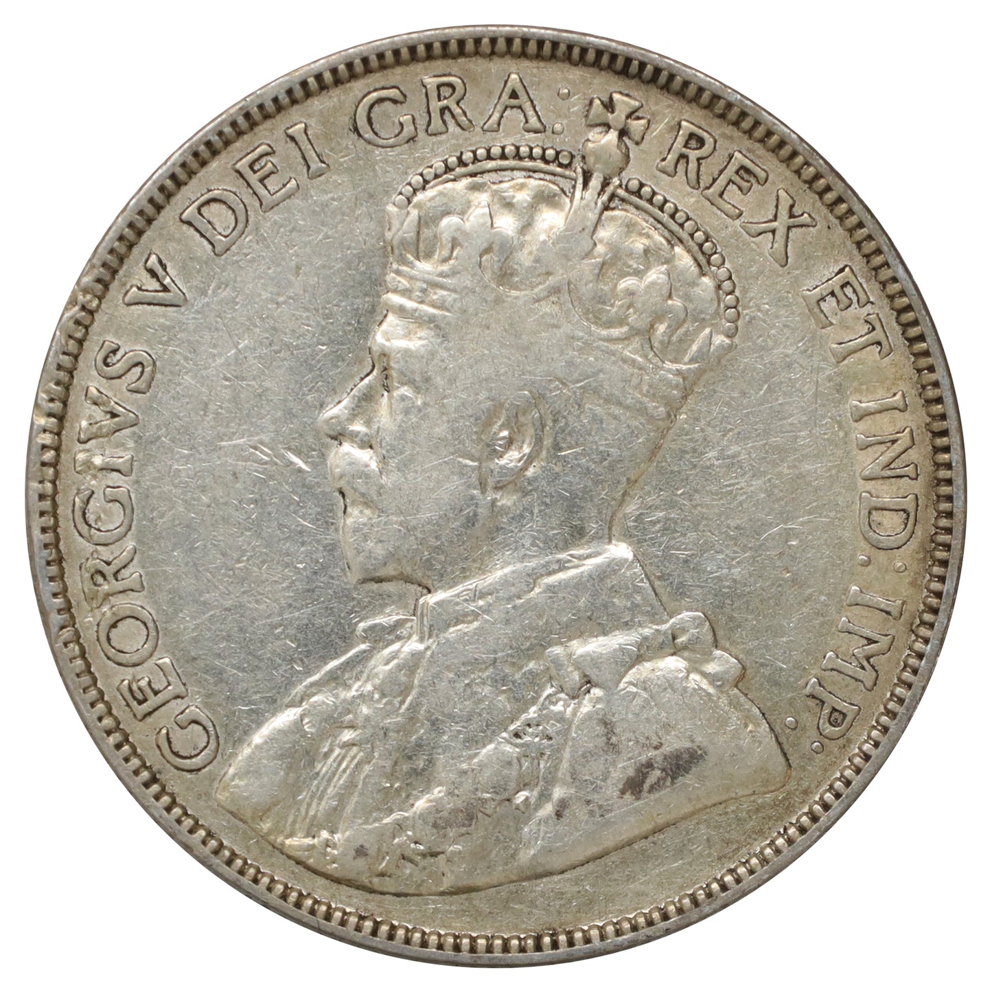 1914 Canada 50-cents Fine (F12) Scratched, marks, or impaired