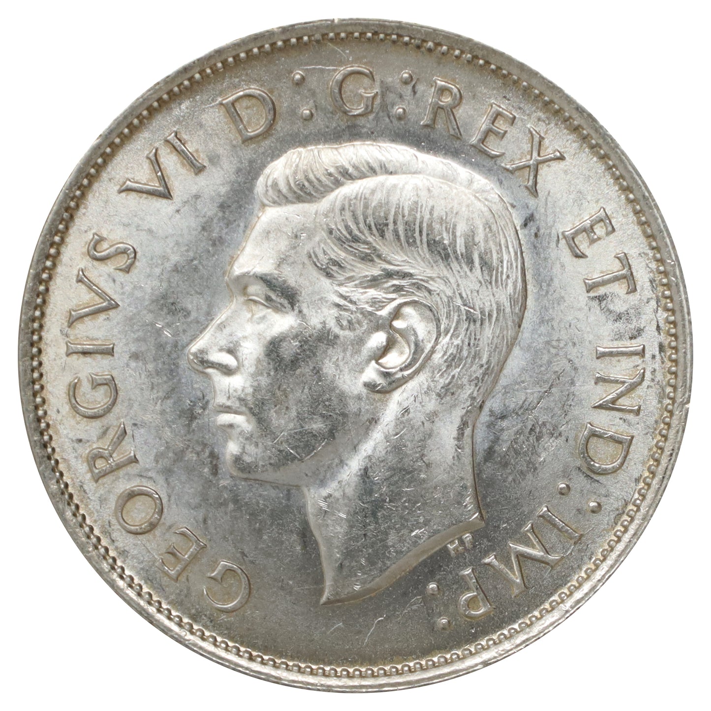 1941 Canada 50-cents UNC+ (MS62) Scratched, marks, or impaired