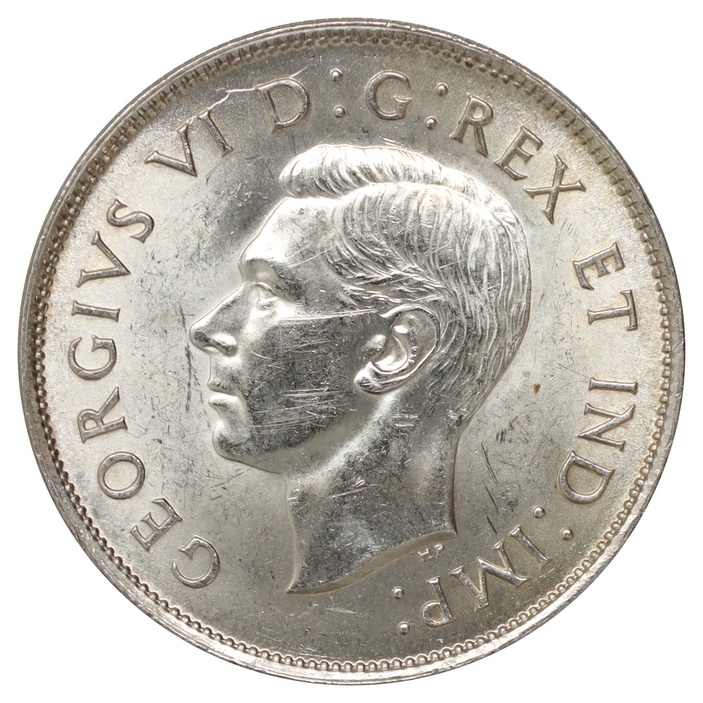 1942 Canada 50-cents Brilliant Uncirculated (MS63) Scratched, marks, or impaired