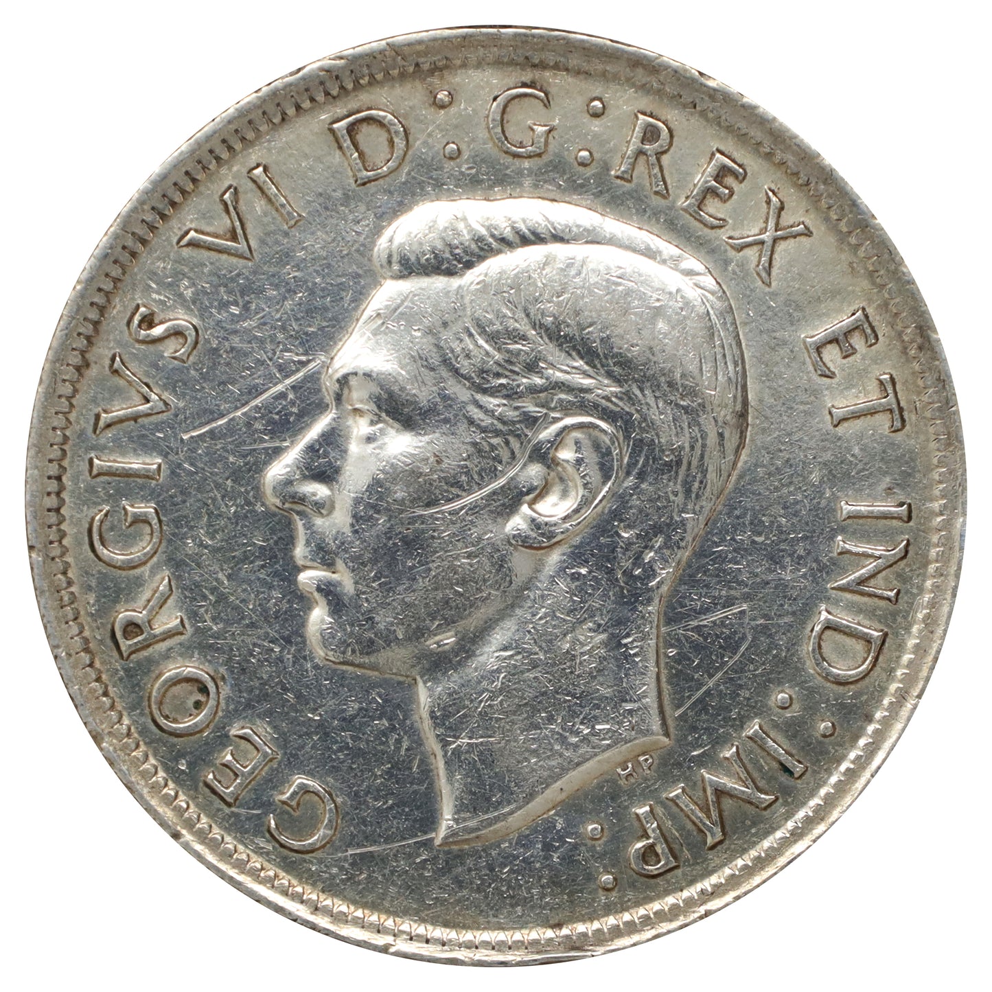 1938 Canada Dollar VF-EF (VF30) Scratched, marks, or impaired