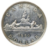 1950 Canada Dollar Almost Uncirculated (AU50) Scratched, marks, or impaired
