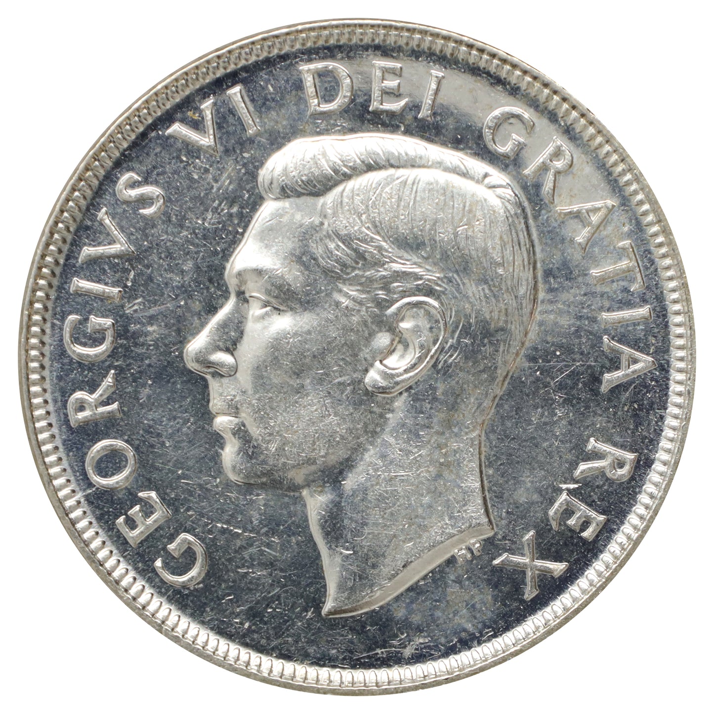 1951 SWL Canada Dollar Uncirculated (MS64) Scratched, marks, or impaired