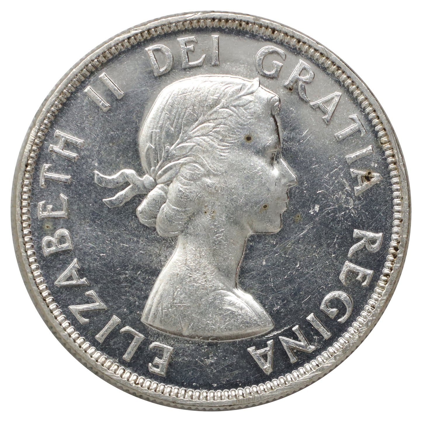 1954 SWL Canada Dollar UNC+ (MS62) Scratched, marks, or impaired
