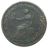 LC-54C2 1814 Lower Canada Spread Eagle Small Shield Halfpenny Token VF20 (Impaired)