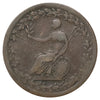 LC-54C1 1814 Lower Canada Spread Eagle Large Shield Halfpenny Token Fine (F12) Impaired