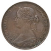 1864 Tall 6 New Brunswick 1-cent Extra Fine (EF40) Scratched, marks, or impaired
