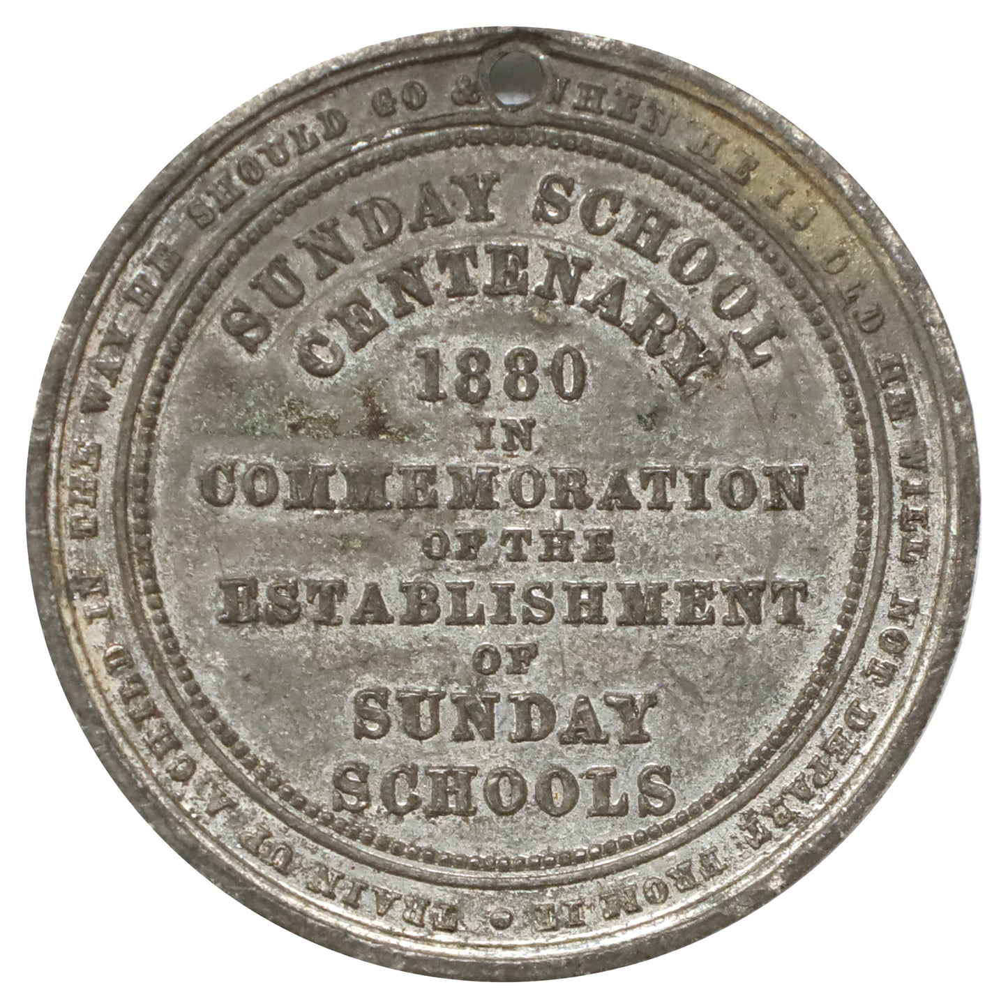1880 Robert Raikes Sunday School Centenary Medallion
