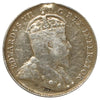 Love Token Struck on Edwardian Silver 5-cent Coin: Initials "EWB"