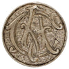 Love Token Struck on Victorian Silver 5-cent Coin: Initials "CA"