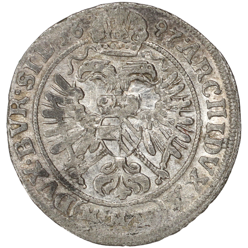 German States 1697 Leopold I 3 Kreuzer (DOD)
