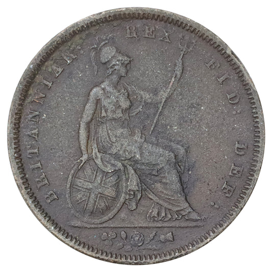 Great Britain 1831 William IV Penny Extra Fine (EF40) Corrosion