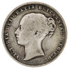 Great Britain 1866 Shilling Fine (F12) Toned