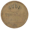 Italy 1825 Kingdom of Two Sicilies 10 Tornesi (DOD)