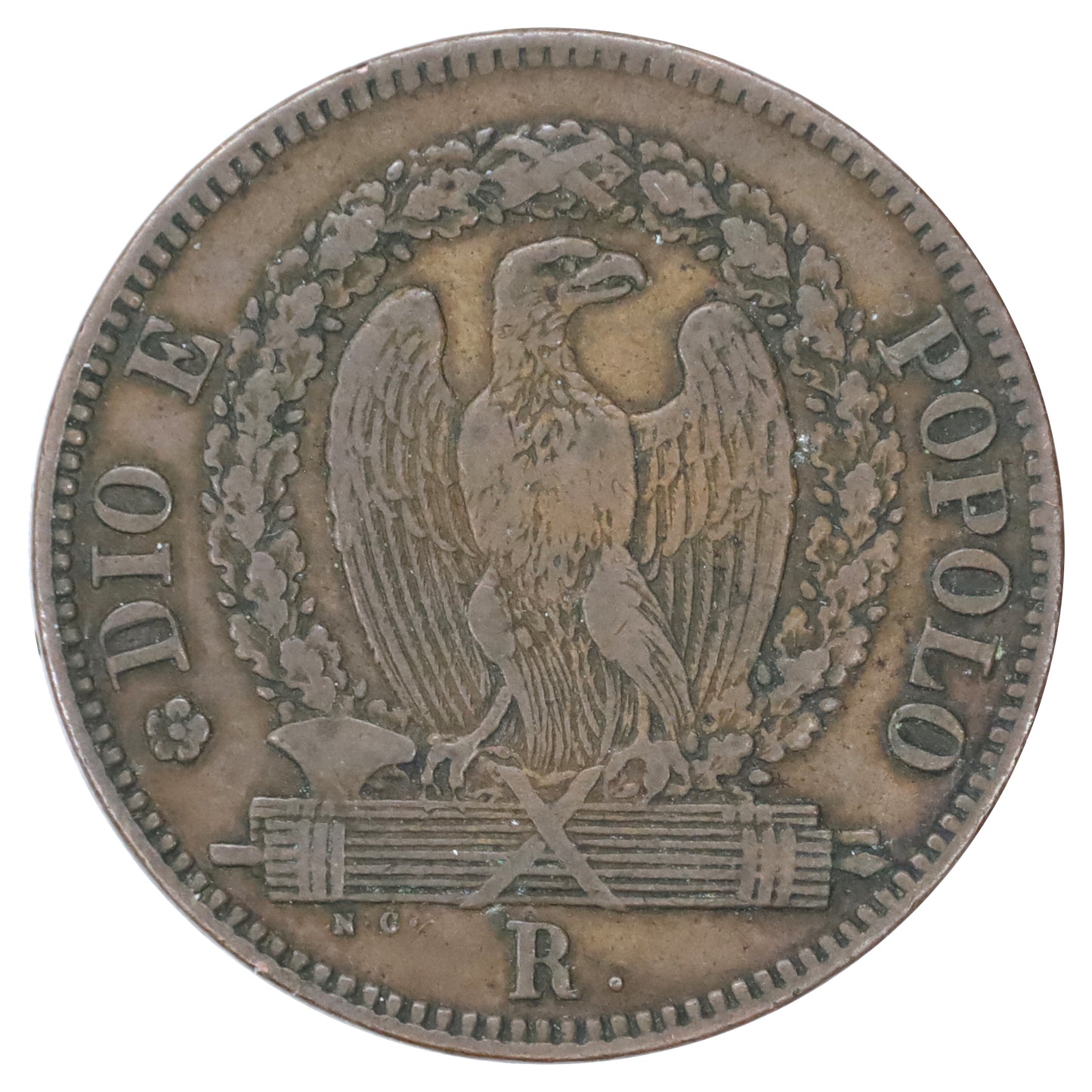Italy 1848 Second Roman Republic Baiocco (DOD)
