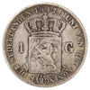 Netherlands 1847 William II Silver Gulden (DOD)