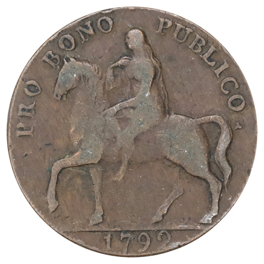 Great Britain 1799 Lady Godiva Coventry Halfpenny Token Fine (F12) DOD
