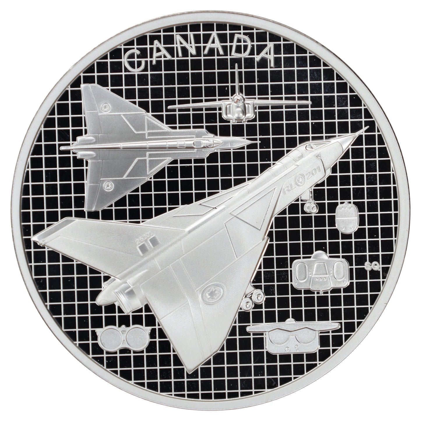 2021 Canada $20 Avro Arrow Fine Silver Heavy Cameo Proof Coin (Coin Only) No Tax (DOD)
