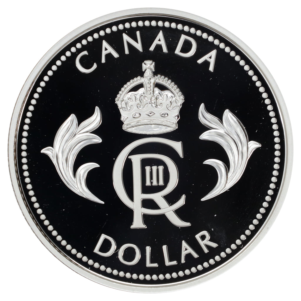2023 Canada King Charles III Royal Cypher Proof Silver Dollar (Coin Only) No Tax (DOD)