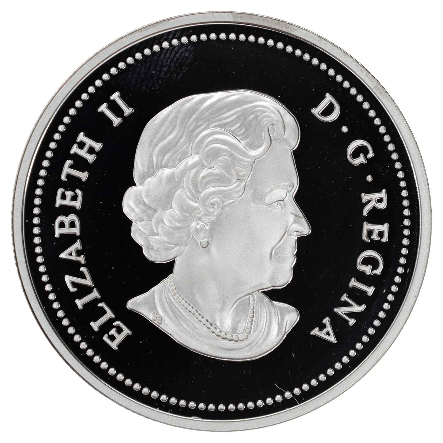 2005 Canada Red Enamel National Flag Proof Silver Dollar (Coin Only) No Tax (DOD)