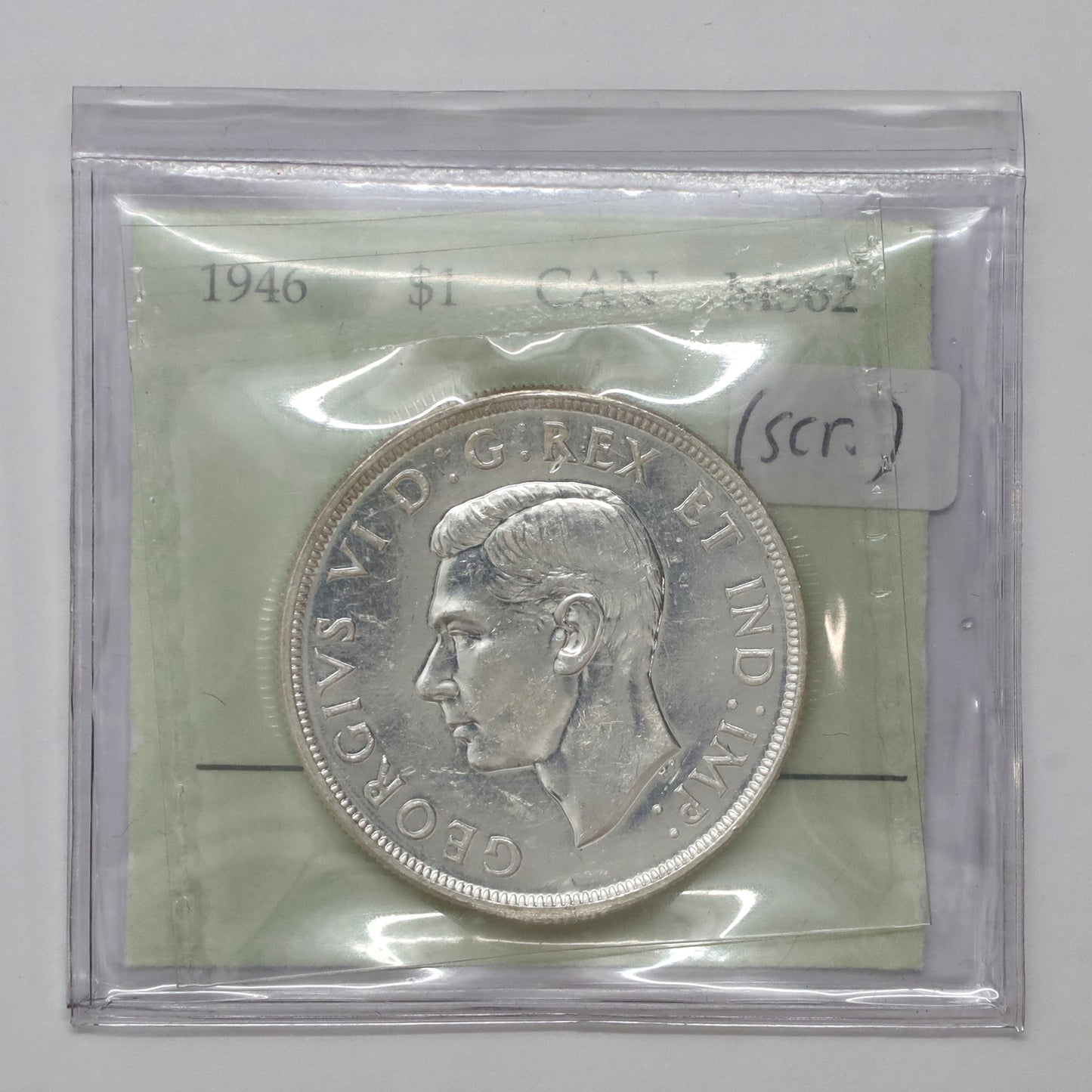 1946 Canada Dollar Prestige Certified MS62 (Scratches)