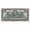 BC-21d 1937 Canada $1 Coyne-Towers R/N, Almost Uncirculated (AU50) tear