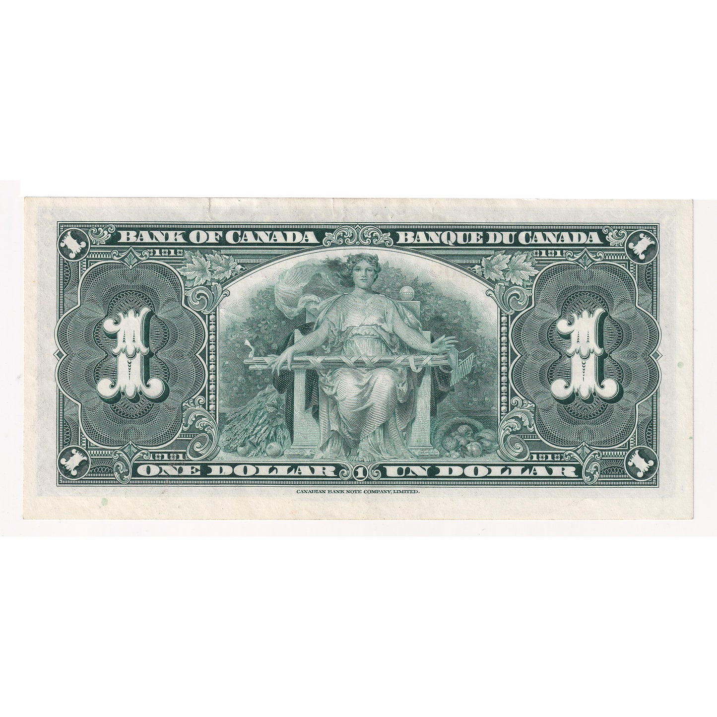BC-21d 1937 Canada $1 Coyne-Towers R/N, Almost Uncirculated (AU50) tear