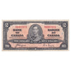 BC-22c 1937 Canada $2 Coyne-Towers, Various Prefixes, F-VF (F15) writing or impaired