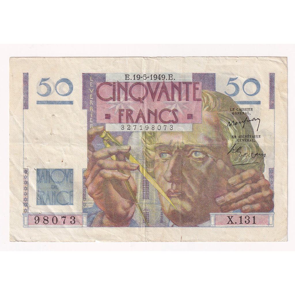 France 1949 50 Franc Note, Pick #127