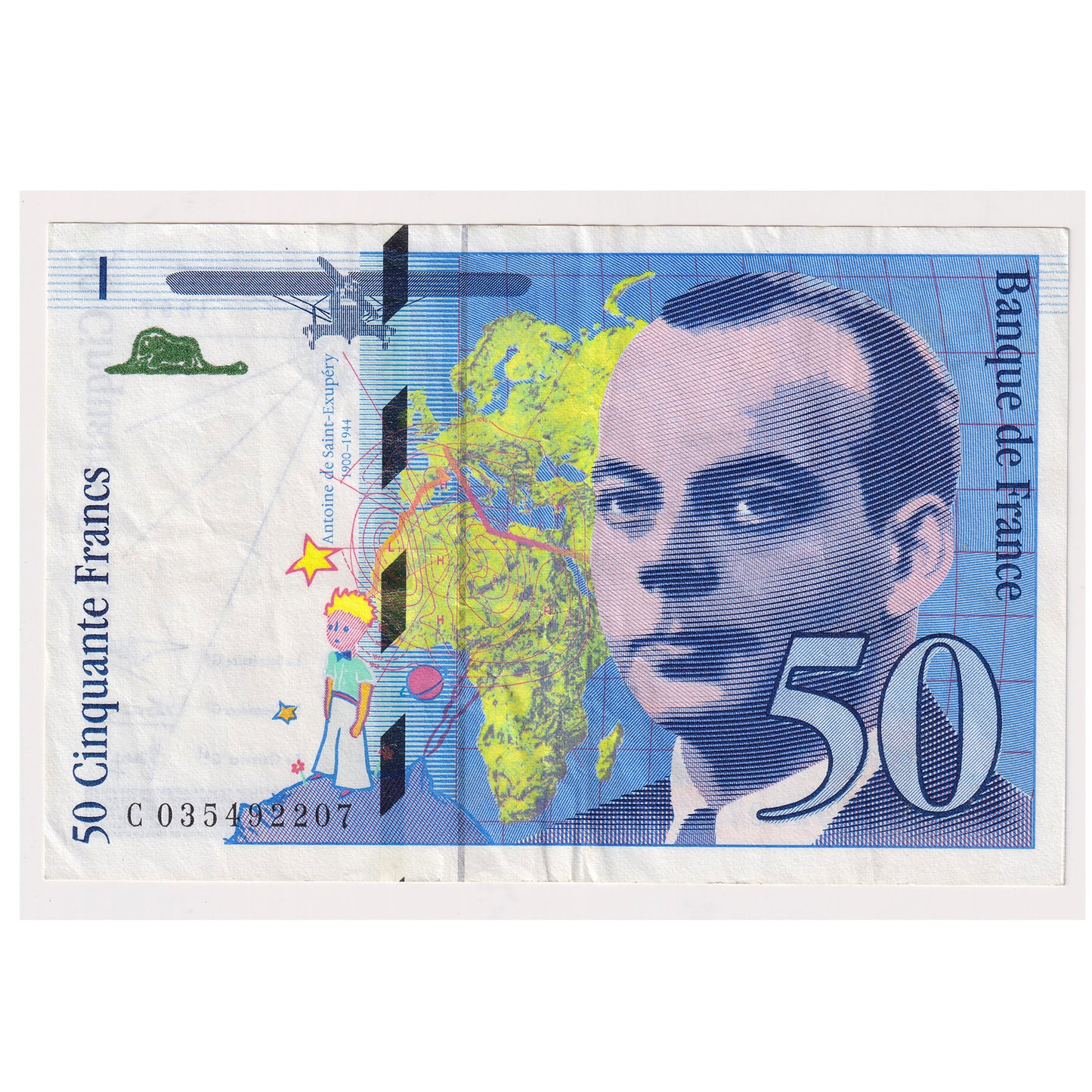 France 1997 50 Franc Note, Pick #157