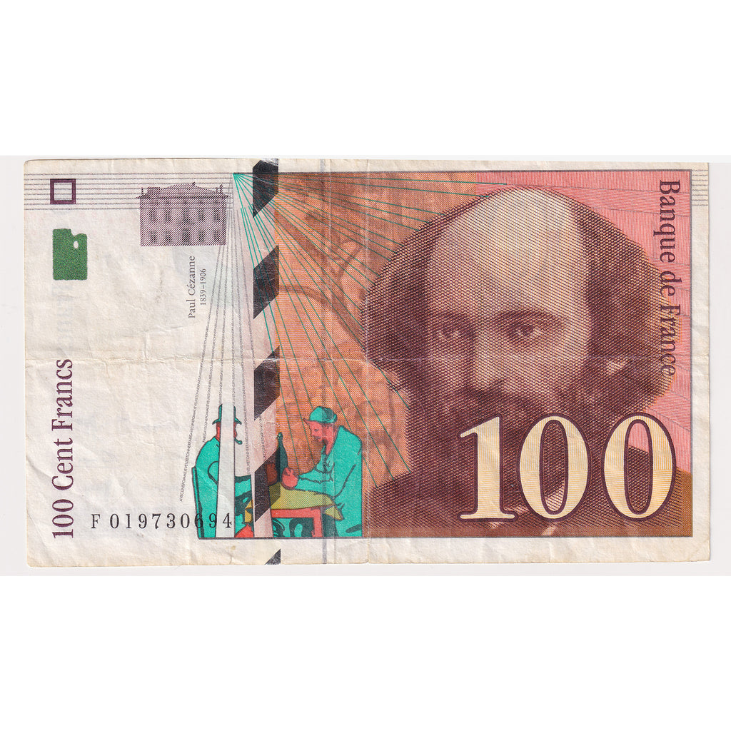 France 1997 100 Franc Note, Pick #158