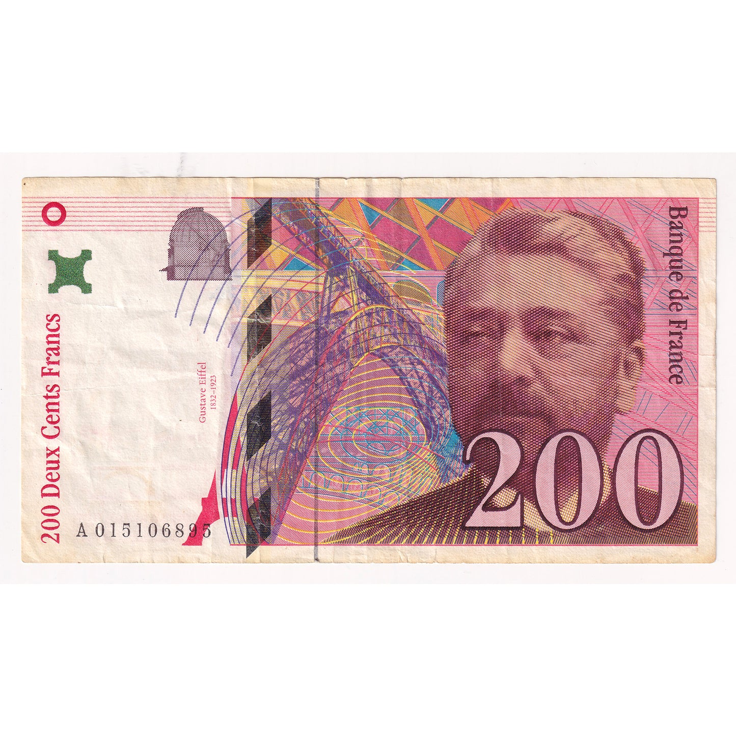 France 1996 200 Franc Note, Pick #159