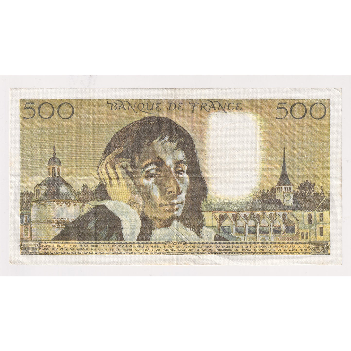 France 1972 500 Franc Note, Pick #156b