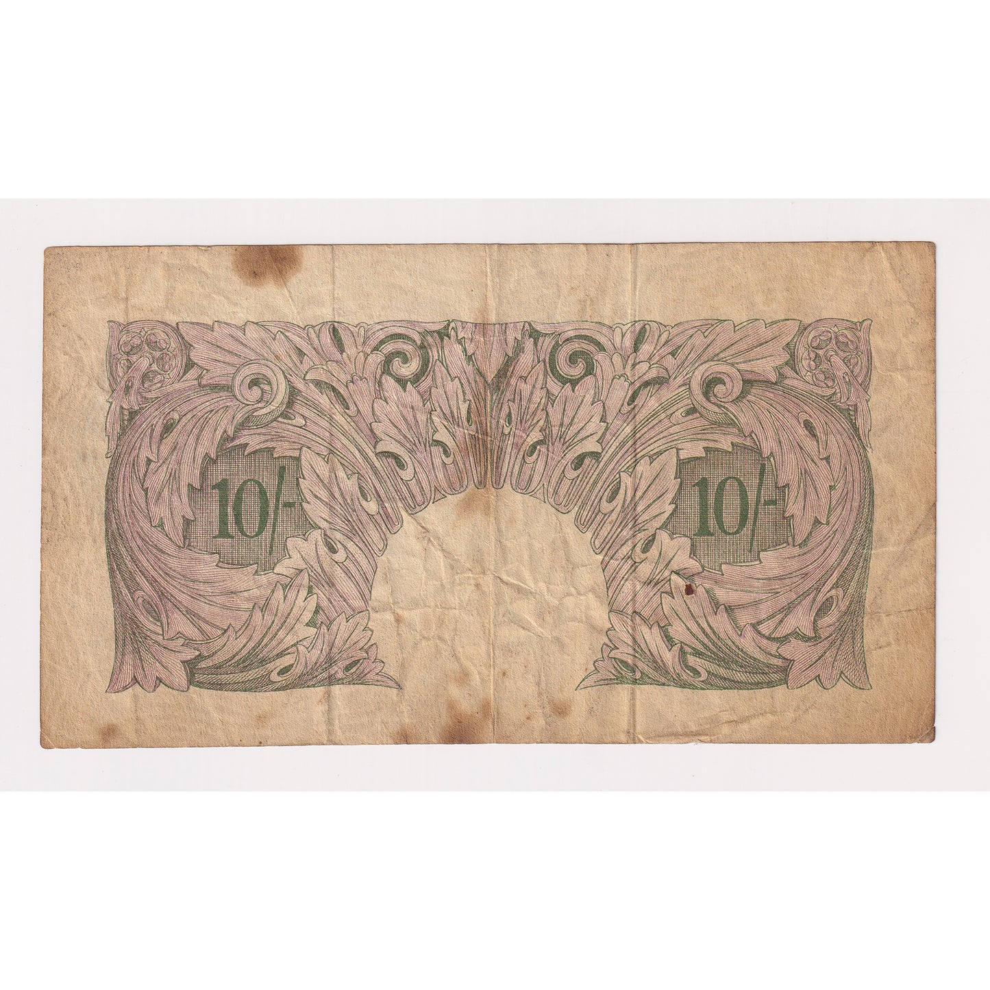 Great Britain Wartime 10 Shilling Note, Pick #366, F-VF (F15)