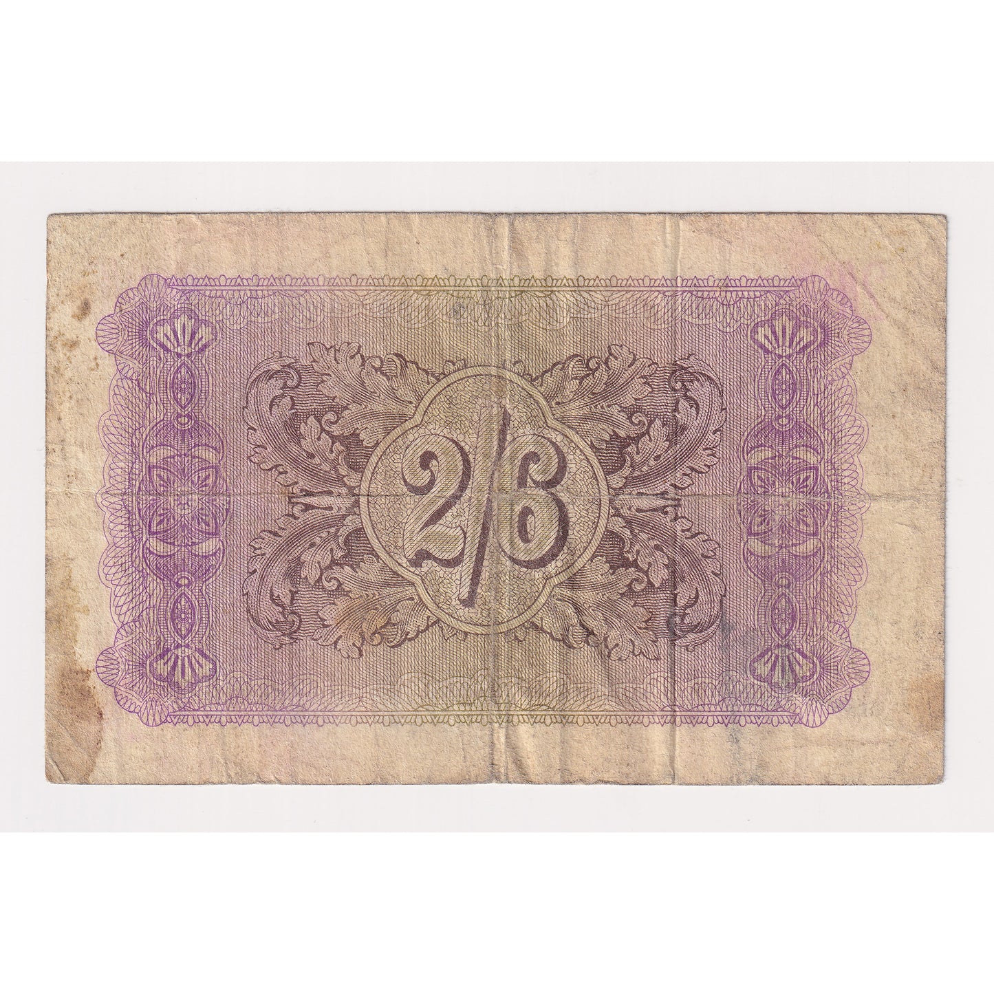 British Armed Forces 1943 2 Shillings 6 Pence Note, Pick #M3
