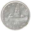 1955 Canada Dollar Almost Uncirculated (AU-50) Scratched