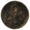 1853 USA 3 Cents