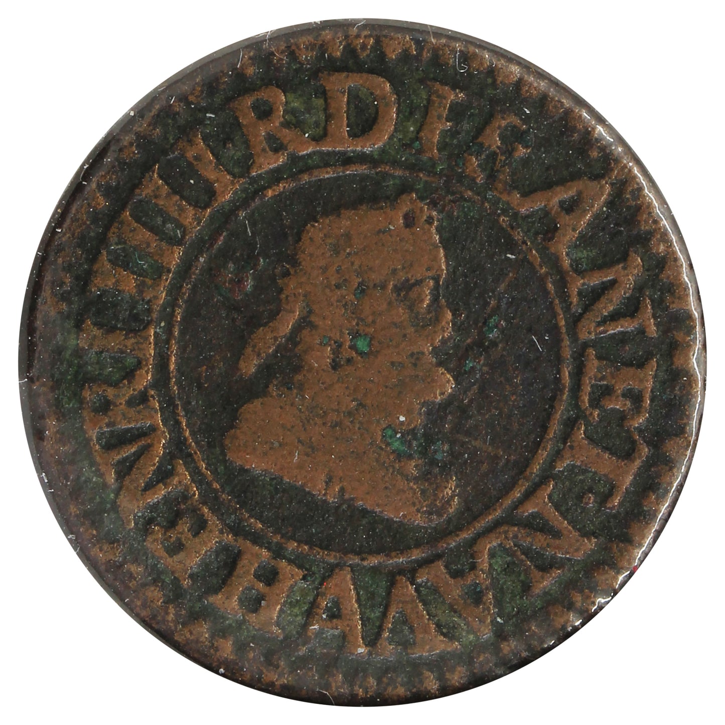France 1603A 2 Denier Fine (F12)