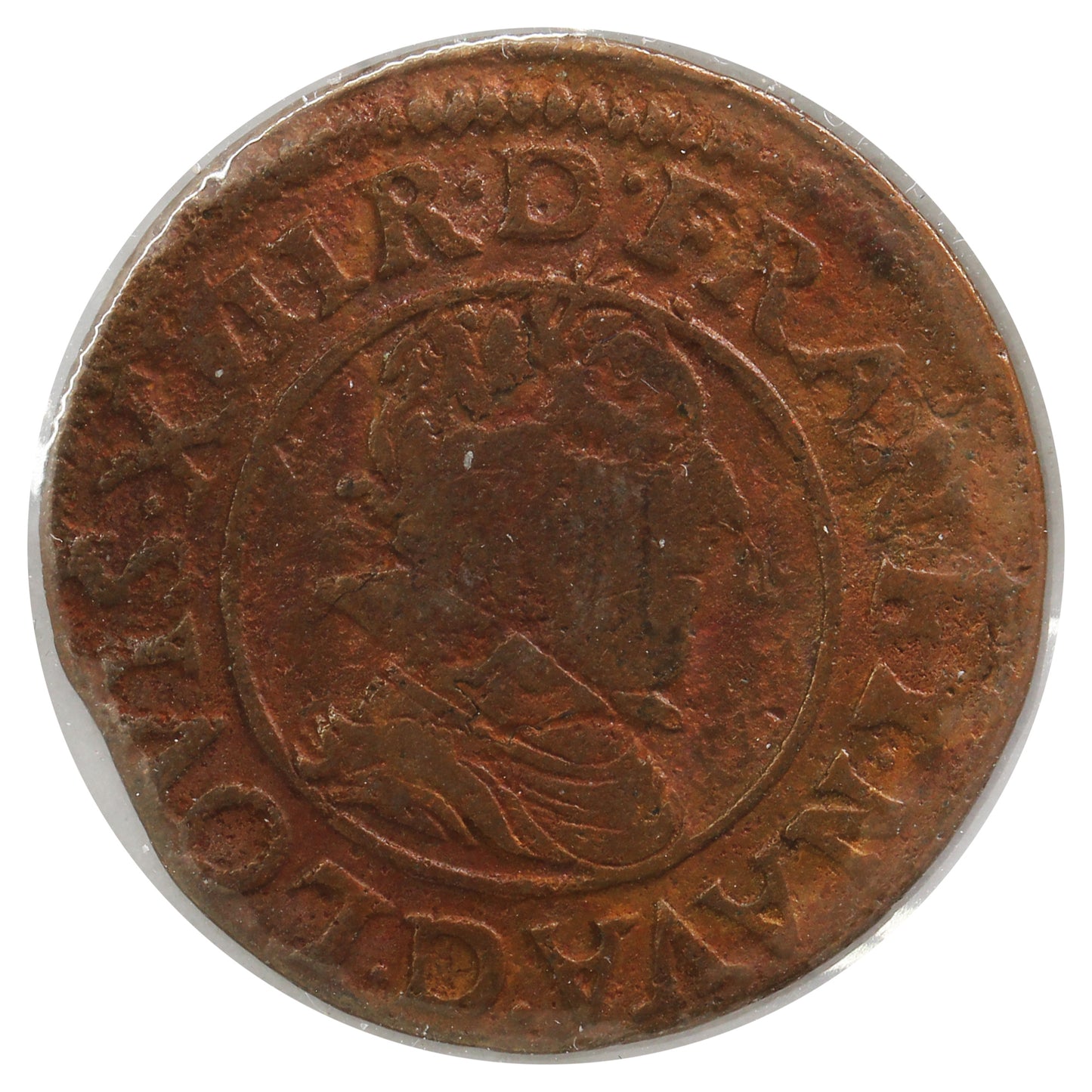 France 1629D 2 Denier Very Good (VG8)