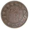 1891 SDLL Obv. 3 Canada 1-cent F-VF (F15) Scratched, marks, or impaired