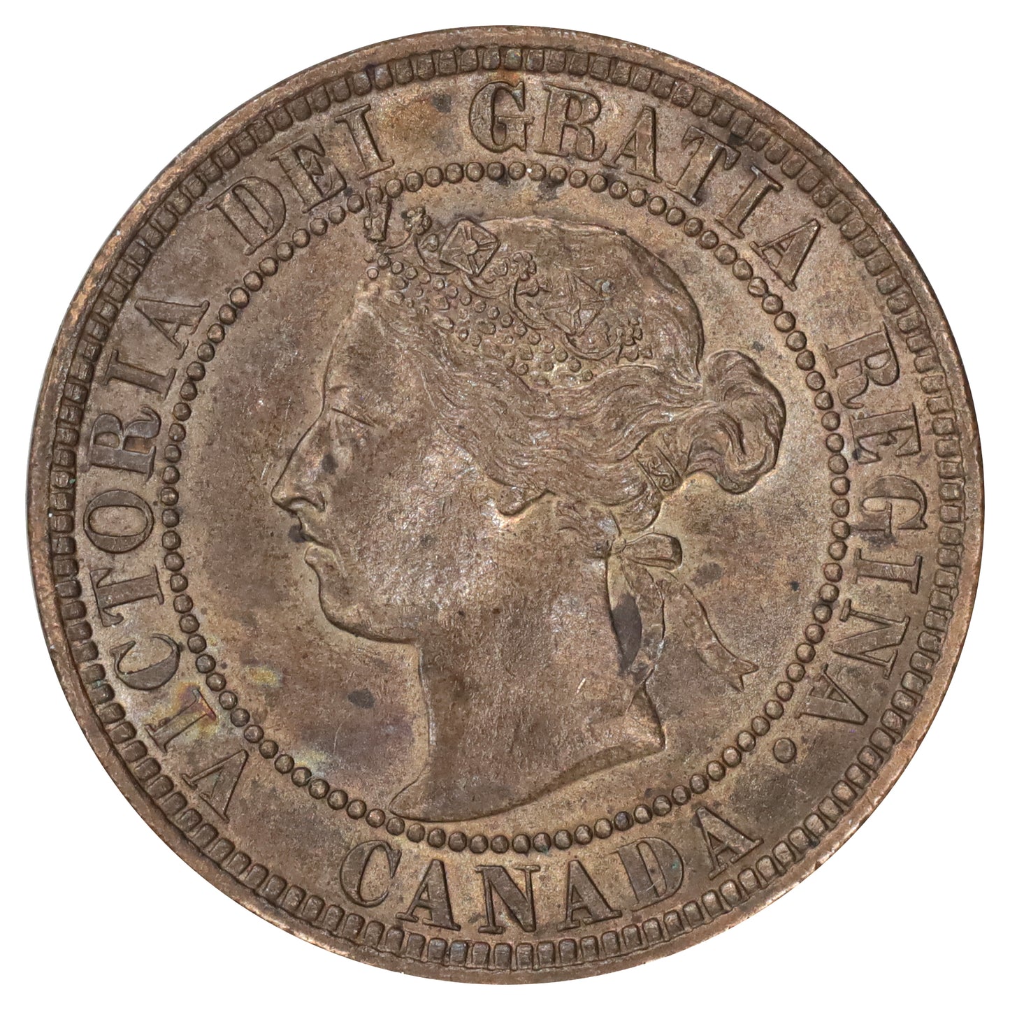 1900H Canada 1-cent Brilliant Uncirculated (MS63) Red & Brown