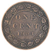1904 Canada 1-cent F-VF (F15) Scratched, marks, or impaired